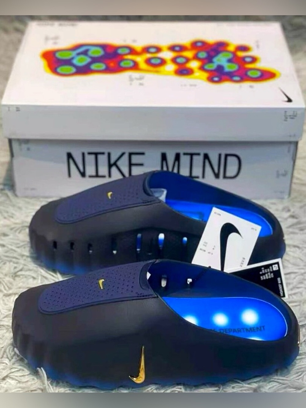 Nike Mind 001 Mules Blackened Blue S 13